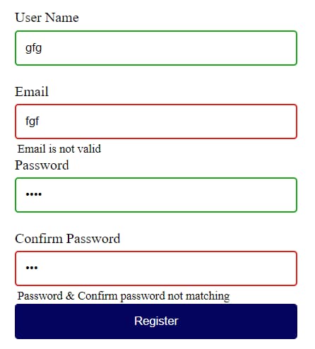 javascript form validation example
