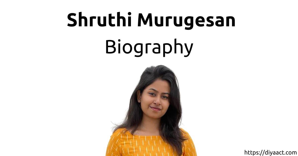 shruthi murugesan biography