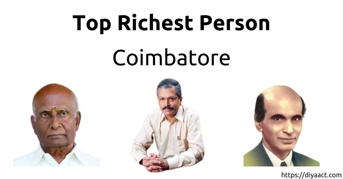 top richest person in coimbatore