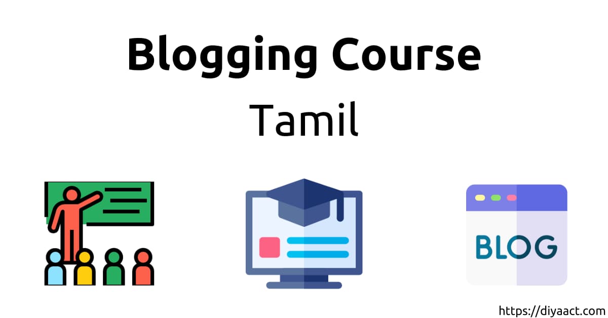 Read more about the article Blogging Course Tamil