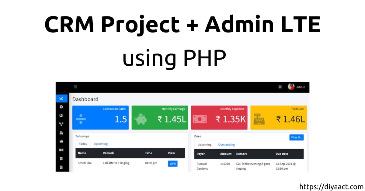 Read more about the article CRM Project in PHP Source Code