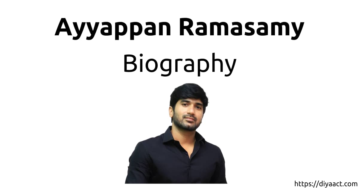 Read more about the article Ayyappan Ramasamy