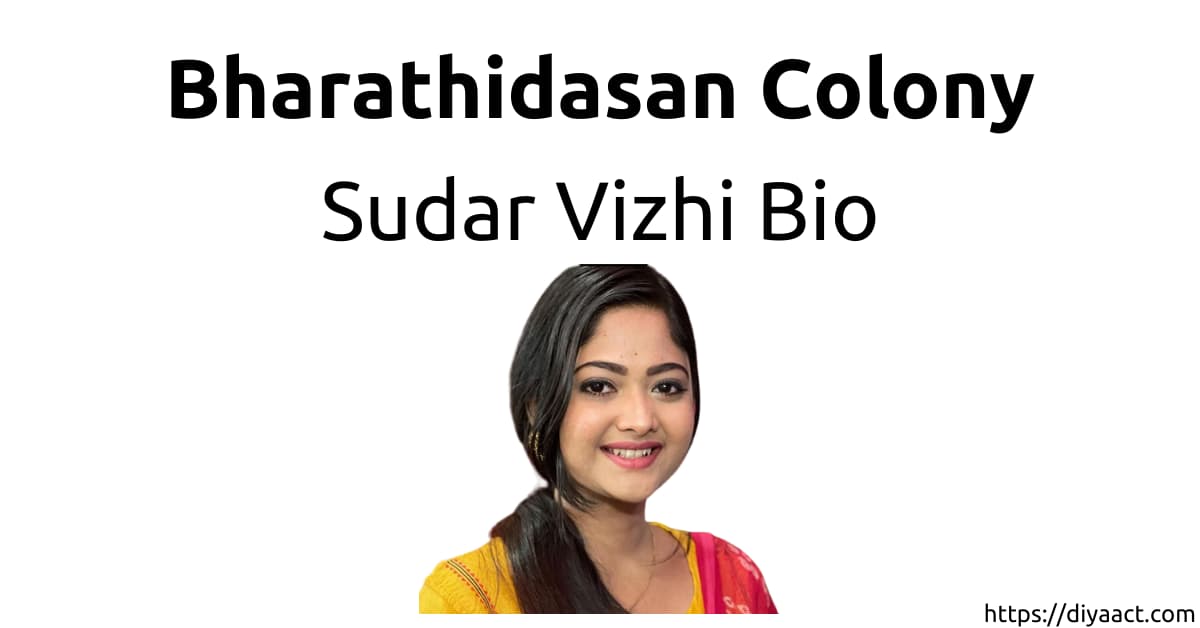 Read more about the article Bharathidasan Colony Serial Sudar Vizhi