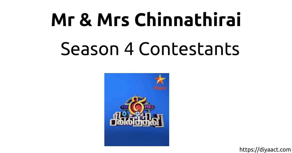 Read more about the article Mr and Mrs Chinnathirai Season 4 Contestants