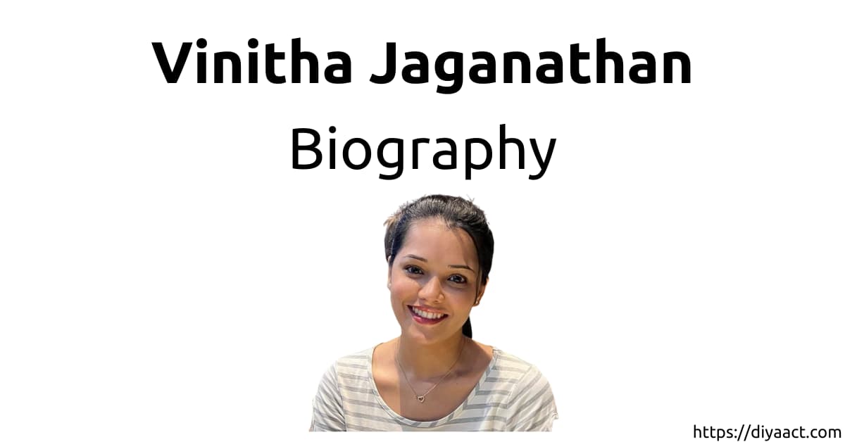 vinitha jaganathan bio data