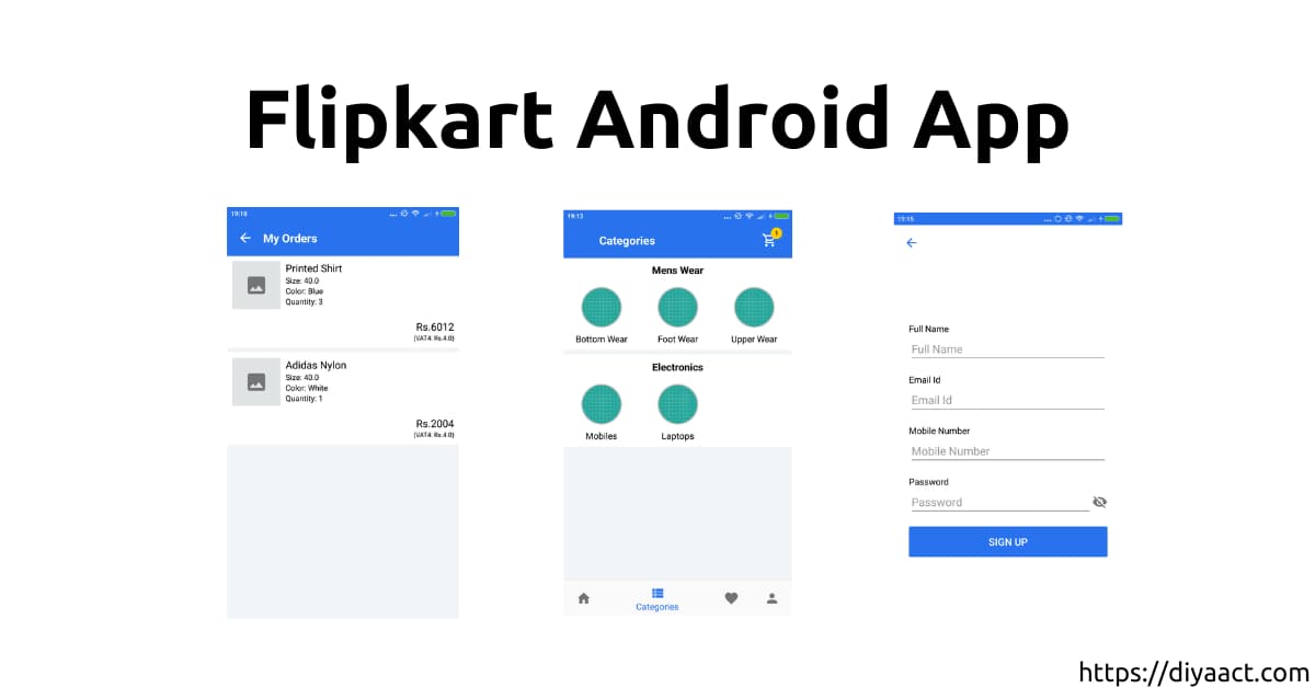 Read more about the article Flipkart App Source Code Android Studio