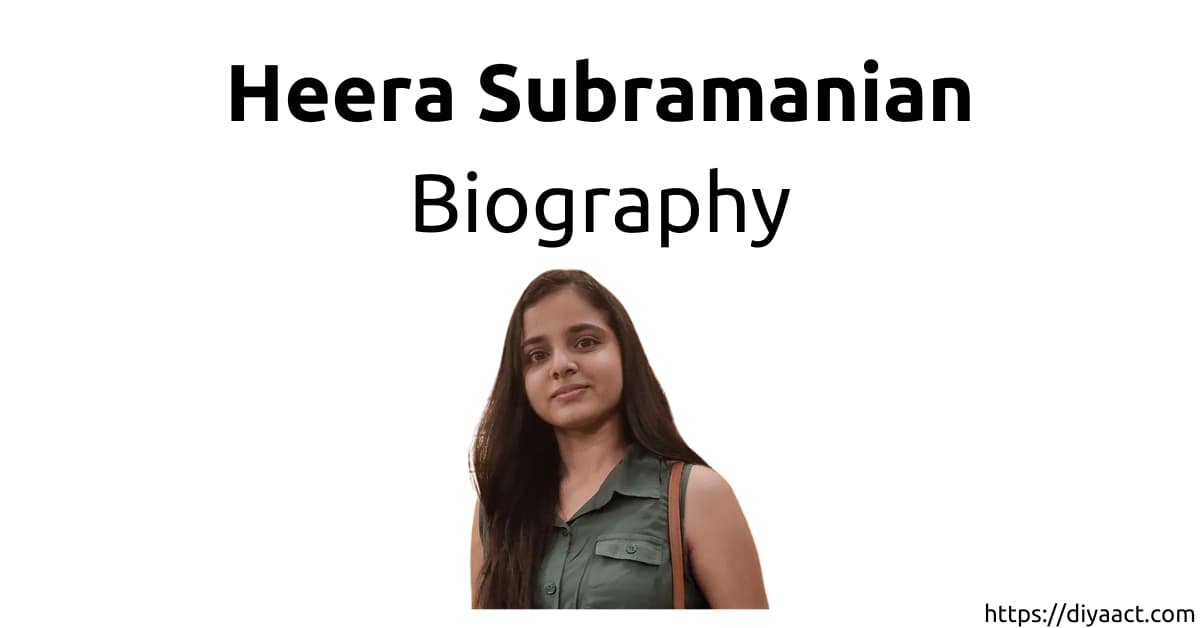 heera subramanian bio data